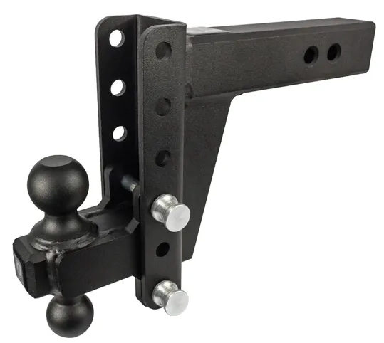 A ball hitch for a truck